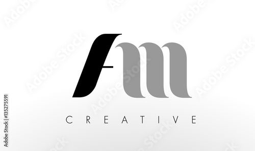 A M Letter Logo Design. Creative AM Letters Icon