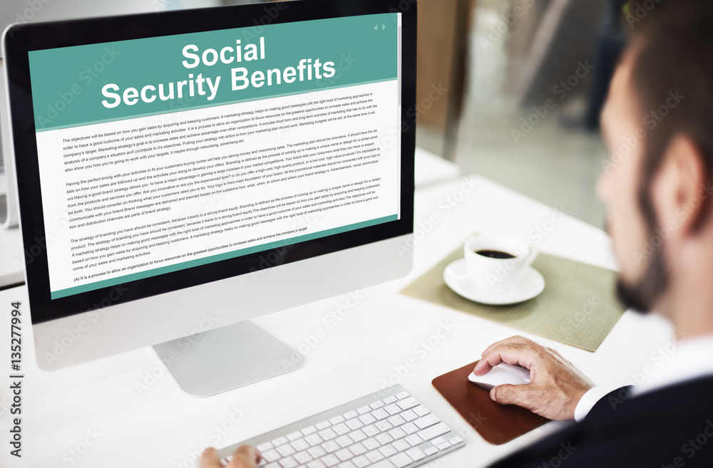 Social Security Benefits Agreement Concept Social Security Benefits Agreement Concept