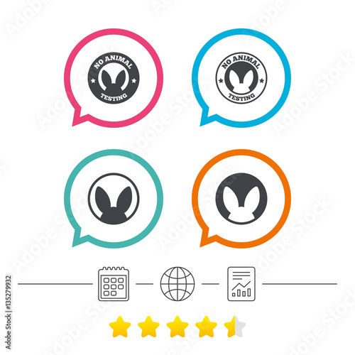 No animals testing icons. Non-human experiments.