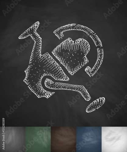 coil icon. Hand drawn vector illustration
