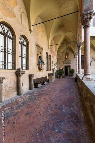   Basilica of Saint Anthony Courtyard . Padua, Italy © wjarek