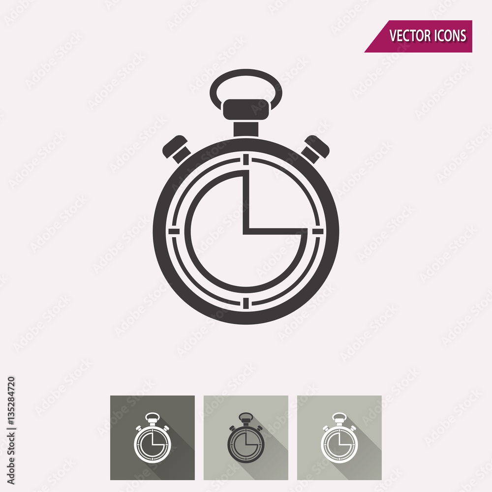 Stopwatch - vector icon. Stopwatch - vector icon.