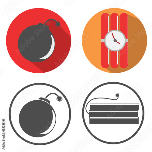  Dynamite and bomb icon