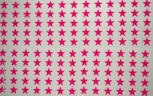 Pink star stickers background