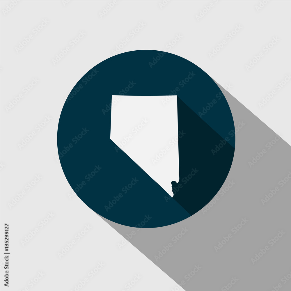 Map of the U.S. state Nevada