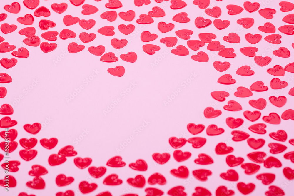 Little red hearts Little red hearts