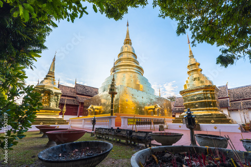 Wat Phra Sing Temple Chiang Mai, Thailand.