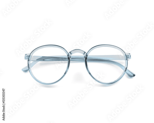 vintage glasses isolated on a white background