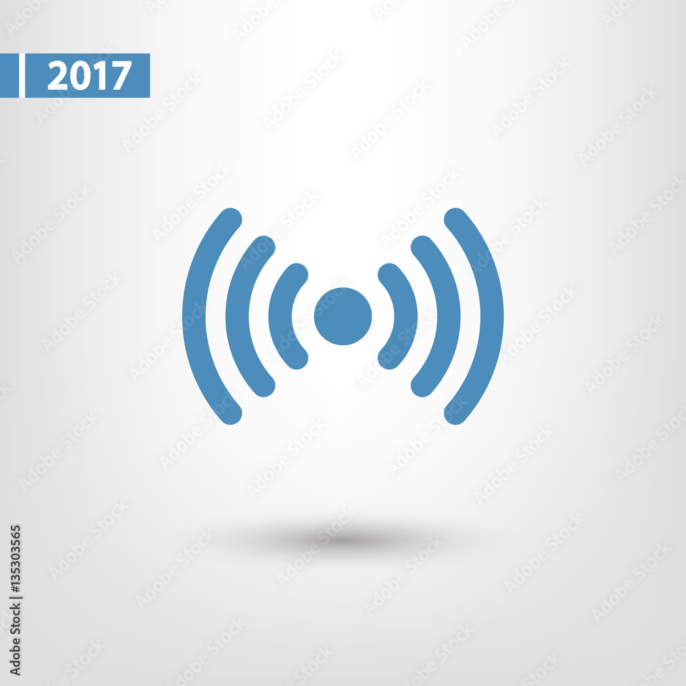 Wireless Icon , vector illustration. Flat design style Wireless Icon , vector illustration. Flat design style