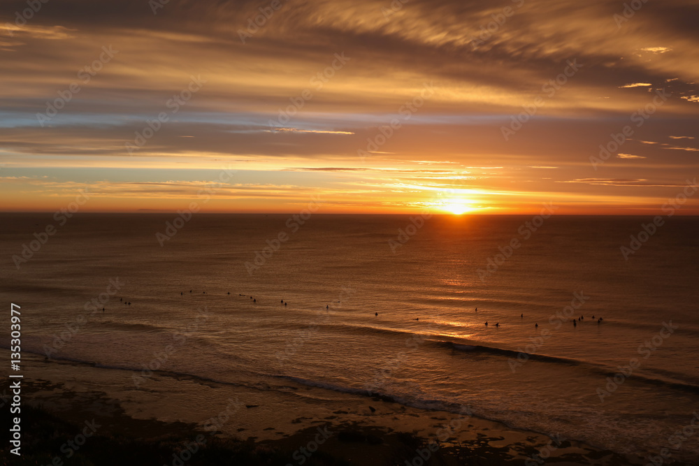 Obraz premium Bells Beach at Sunrise