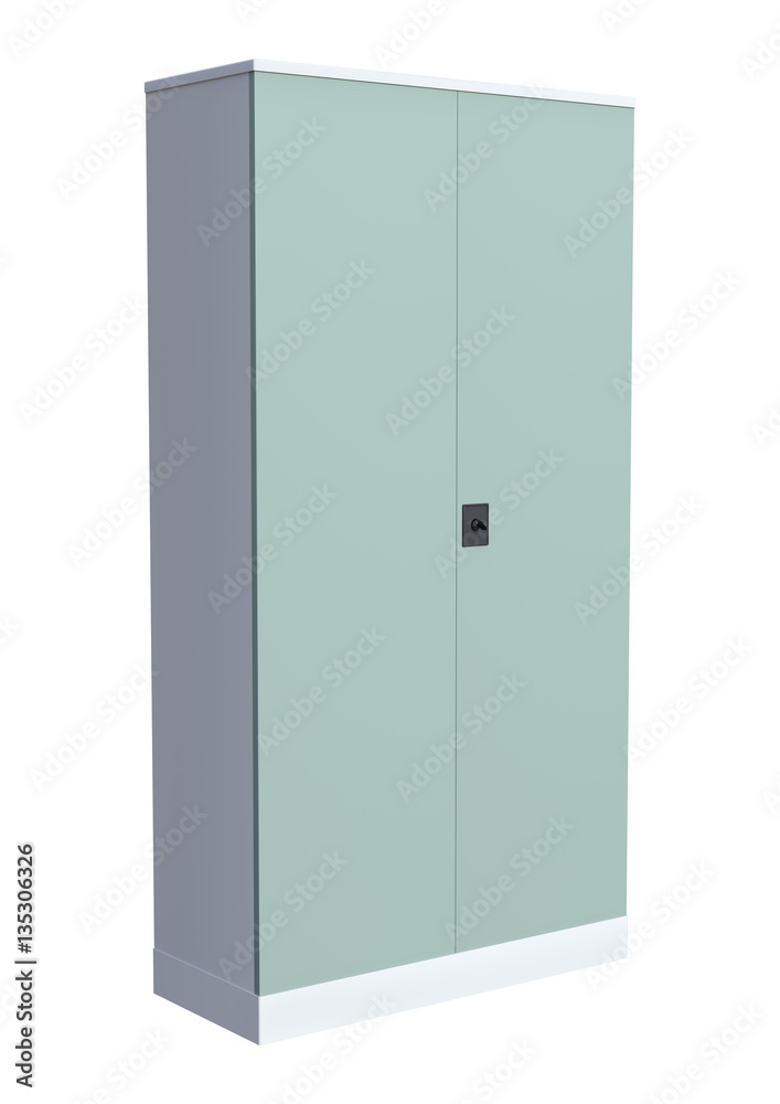 3D Rendering File Cupboard on White 3D Rendering File Cupboard on White