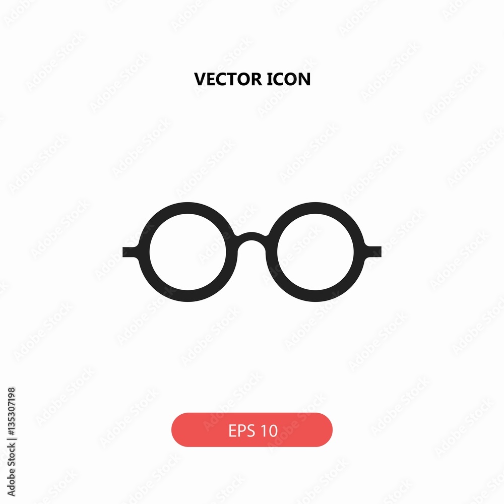 glasses vector icon glasses vector icon