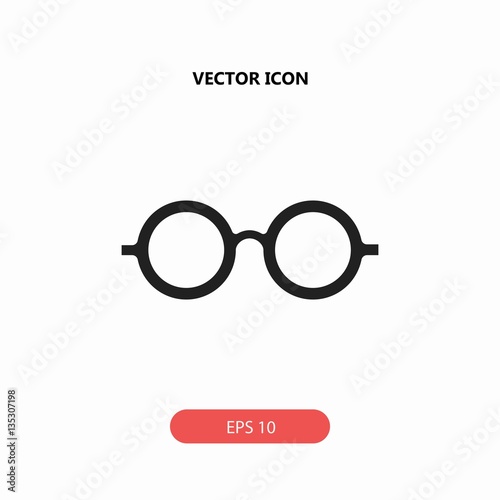 glasses vector icon