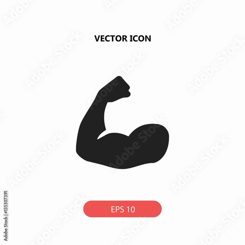 muscle vector icon
