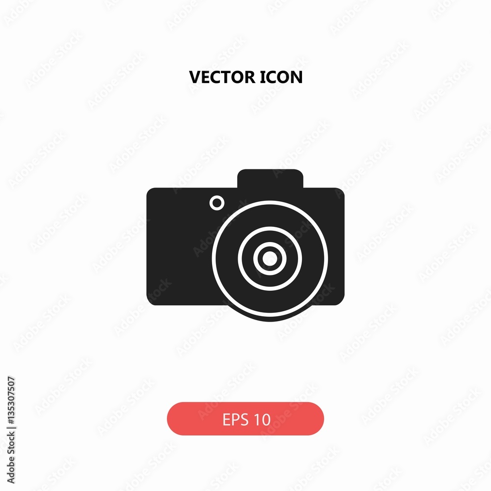 photo camera vector icon photo camera vector icon