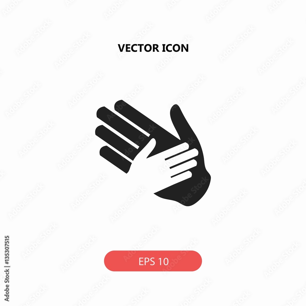 helping hands vector icon helping hands vector icon