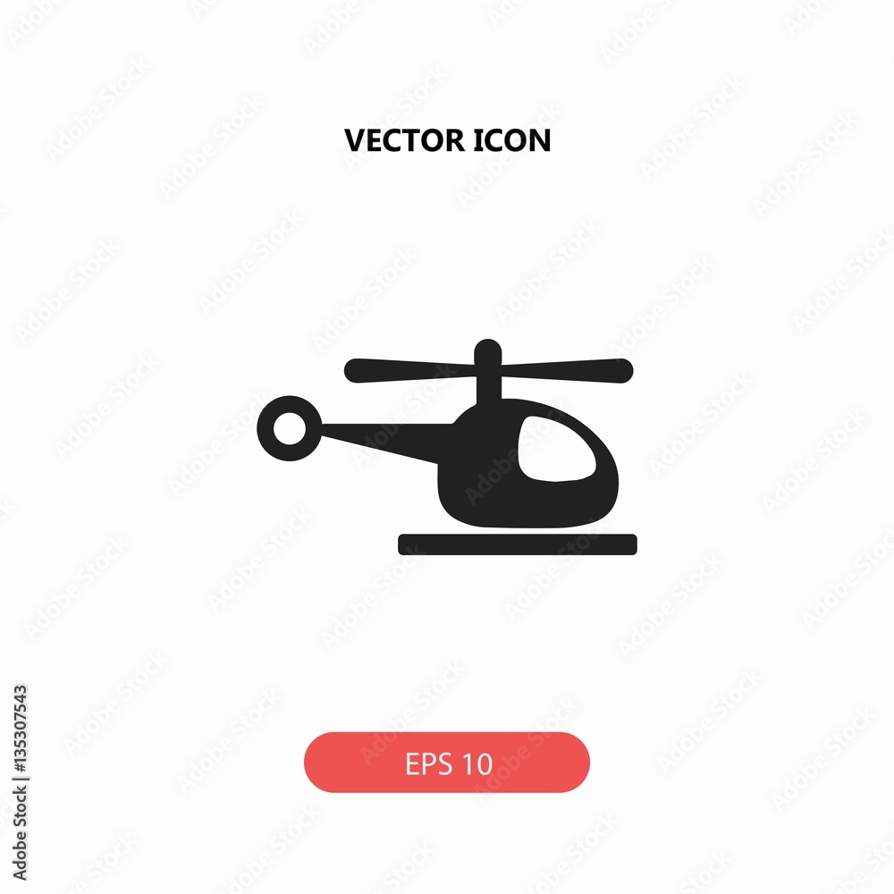 helicopter vector icon helicopter vector icon