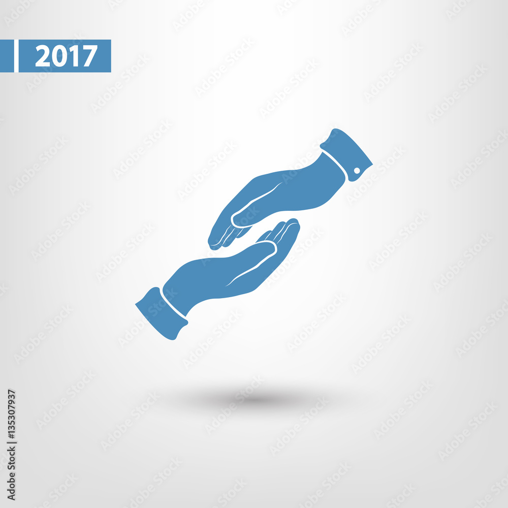 Help icon, vector illustration. Flat design style Help icon, vector illustration. Flat design style