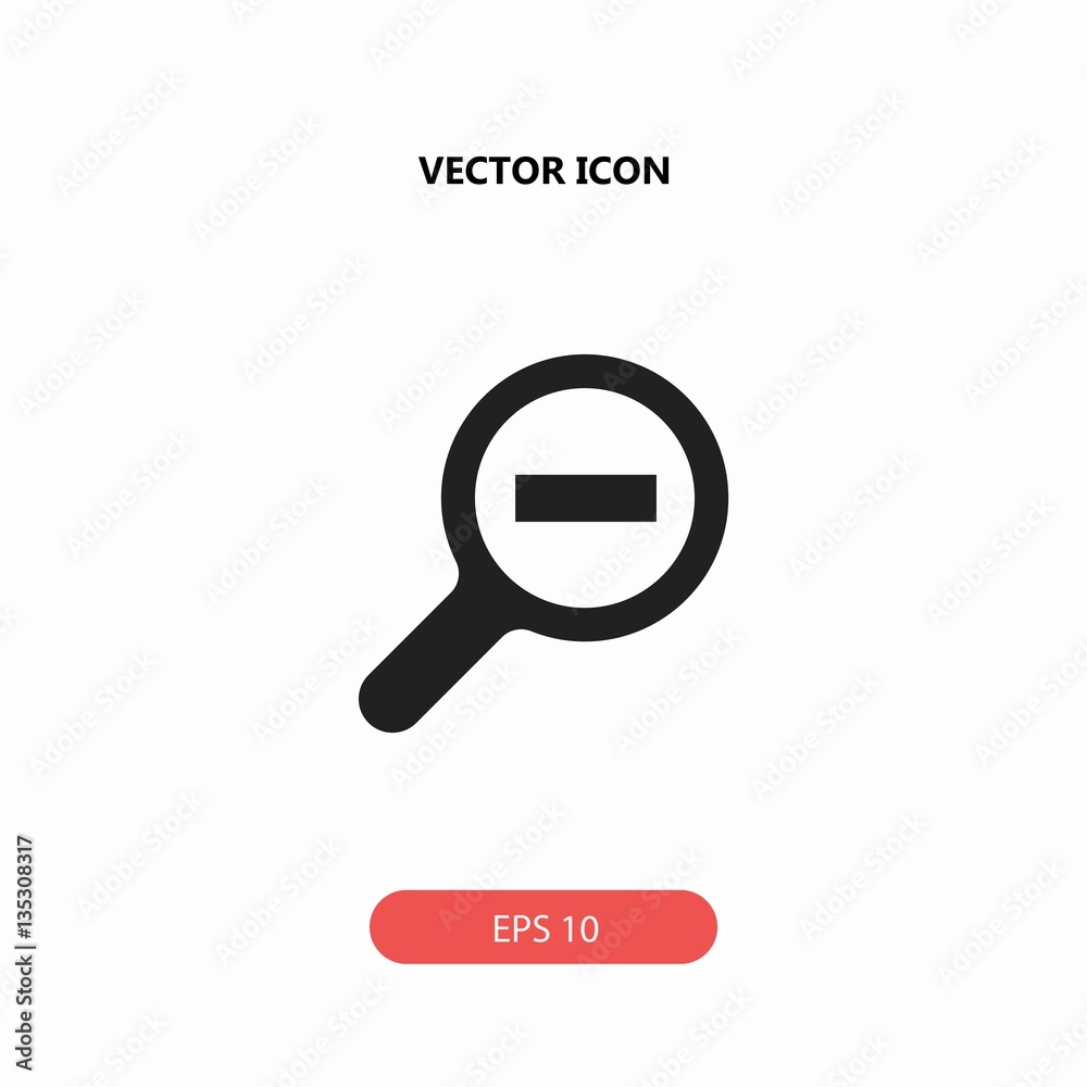 zoom out vector icon zoom out vector icon