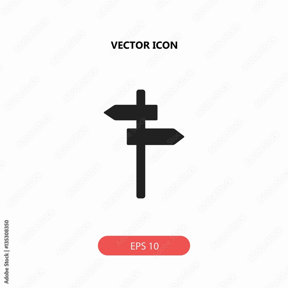 signpost vector icon signpost vector icon