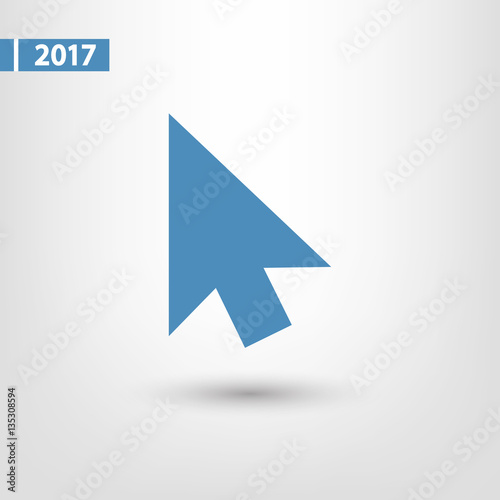 Free Download  cursors icon, vector illustration. Flat design style  - GFXLoad