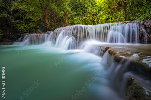 Fototapeta Naklejka Na Ścianę i Meble -  Landscape of Huai Mae Kamin waterfall