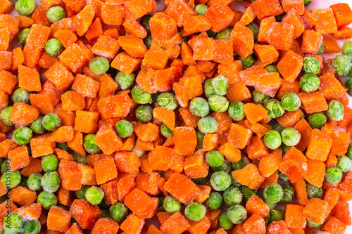 Preservation of vitamins in the frozen vegetables