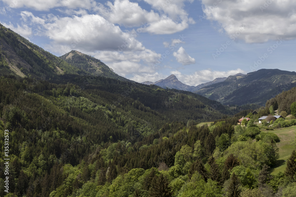 Landschaft bei Stockenboi, Kaernten