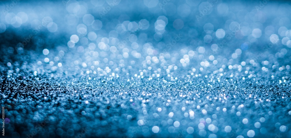 Abstract blue glitter. Abstract blue glitter.