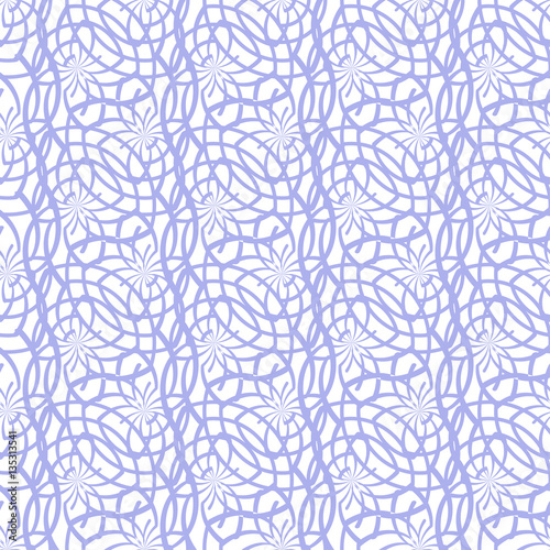 Seamless symmetrical violet pattern 