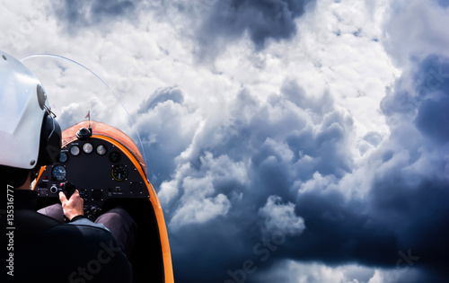brave flight through storm photo