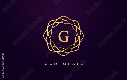 g Luxury Logo. Monogram Letter Design Vector