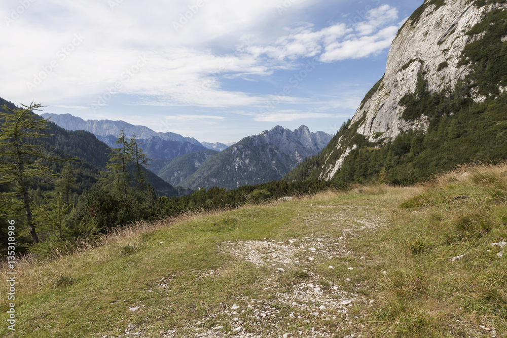 Am Vrsic - Pass, Slowenien Am Vrsic - Pass, Slowenien
