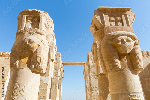 Egypt - Luxor - hatshepsut Columns photo