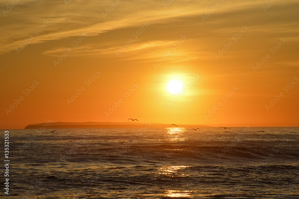 海と夕日 海と夕日