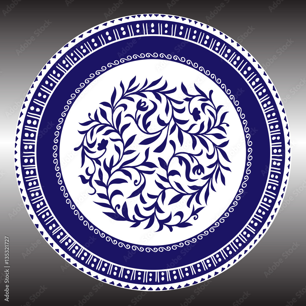 Pottery hand drawing vector ,porcelain Stock Vector Adobe Stock