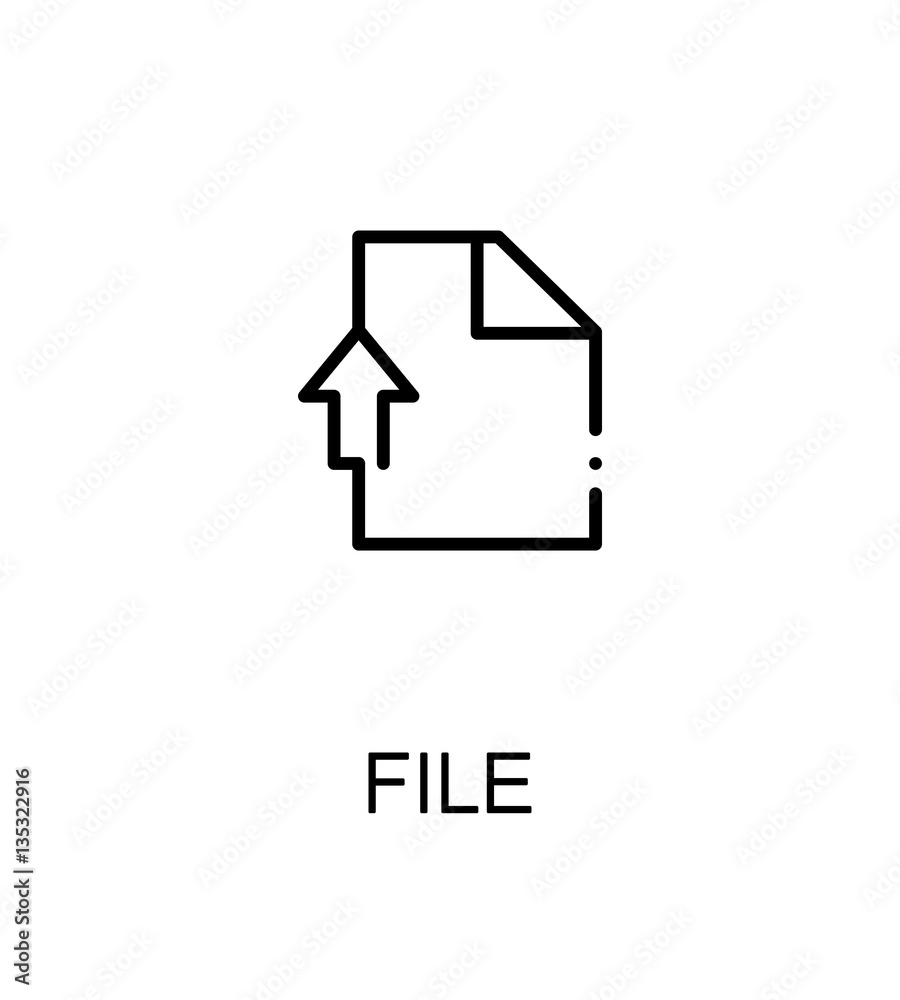 File flat icon