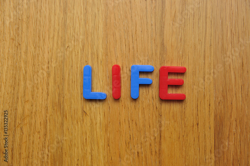 Wallpaper Mural Life word Torontodigital.ca