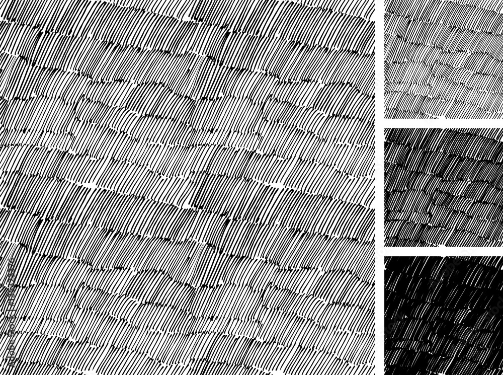 Simple pattern of rough hatching grunge texture
