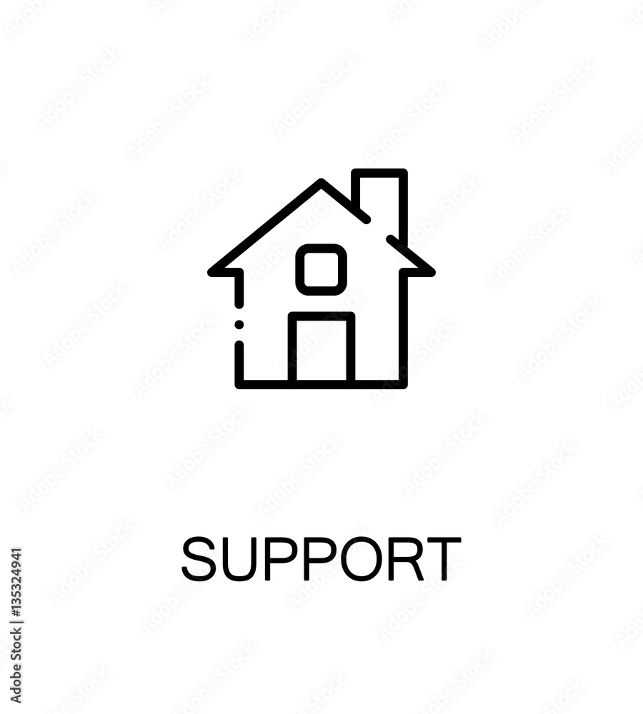 Support and help icon Support and help icon