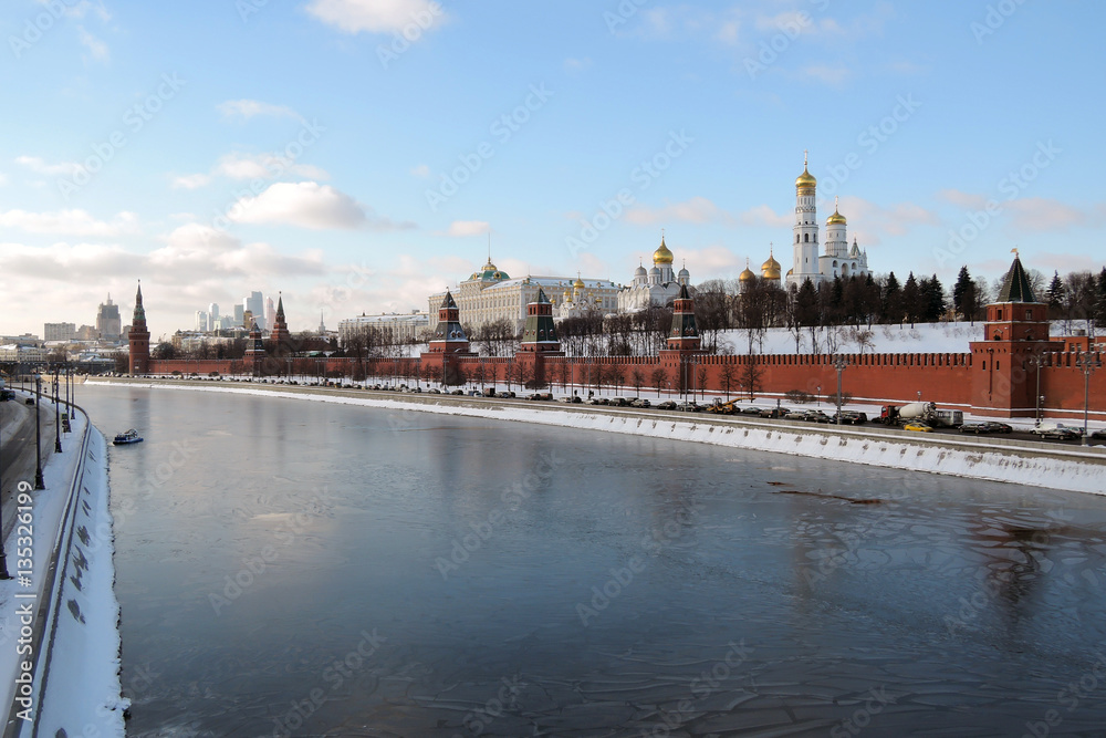 Moscow Kremlin. UNESCO world heritage site.