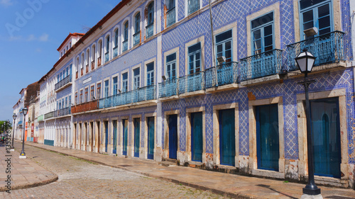 Colonial buildings in Sâo Luis, Maranhão, Brazil