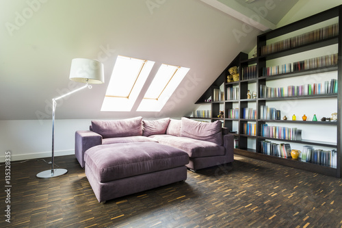 Quiet room in the attic photo