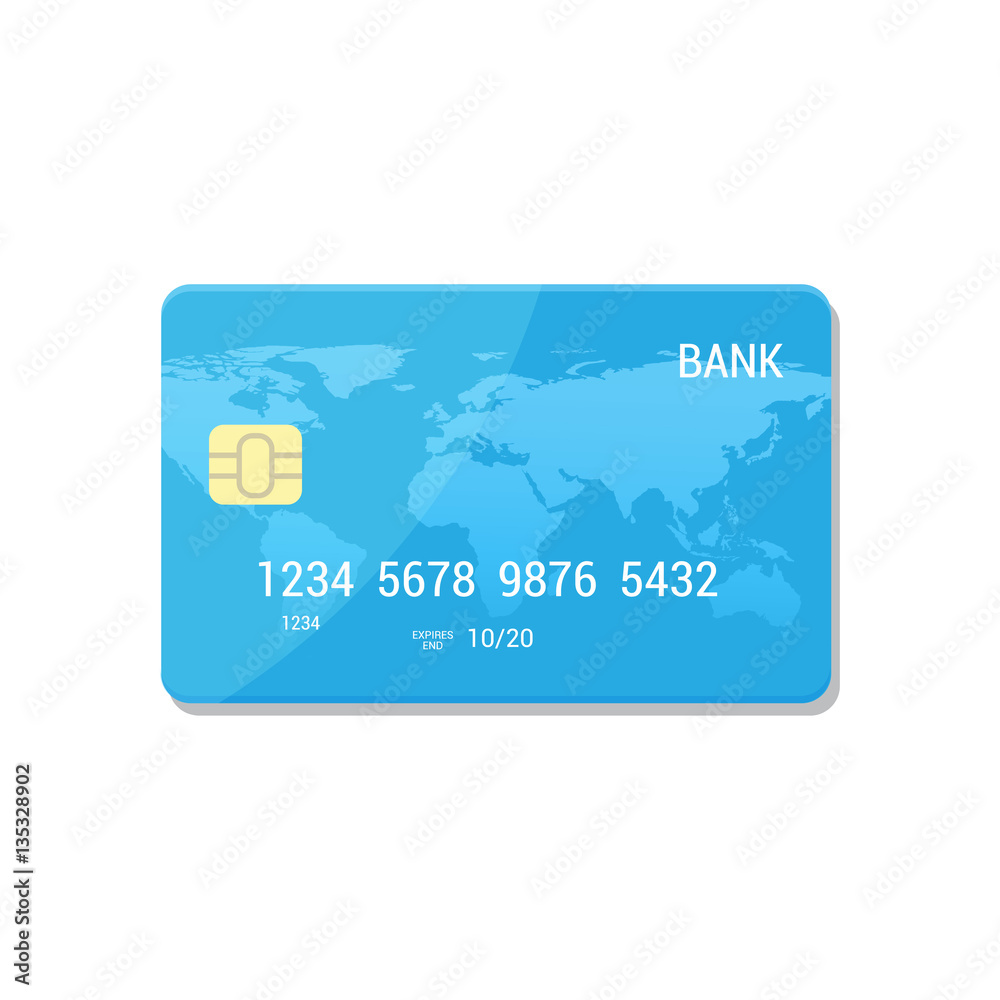 Payment concept in flat style. Credit Card vector isolated Icon. Payment concept in flat style. Credit Card vector isolated Icon.