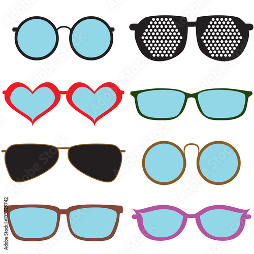 Colorful Set of glasses