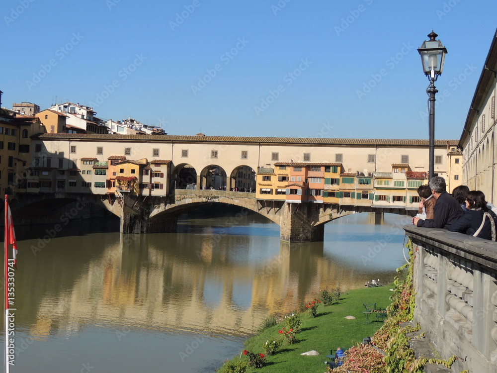 Fototapeta premium Firenze - Ponte Vecchio sull' Arno