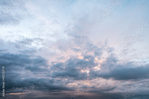 Blue Sky And Cloud background