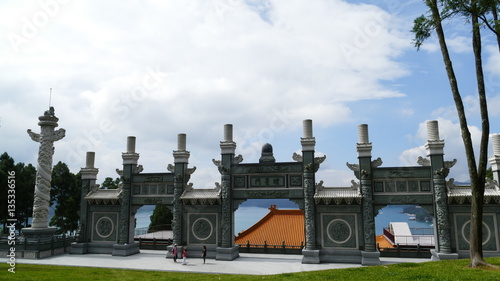 Wenwu Temple at Sunmoonlake, Taiwan photo