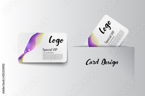 Member VIP and business card template design