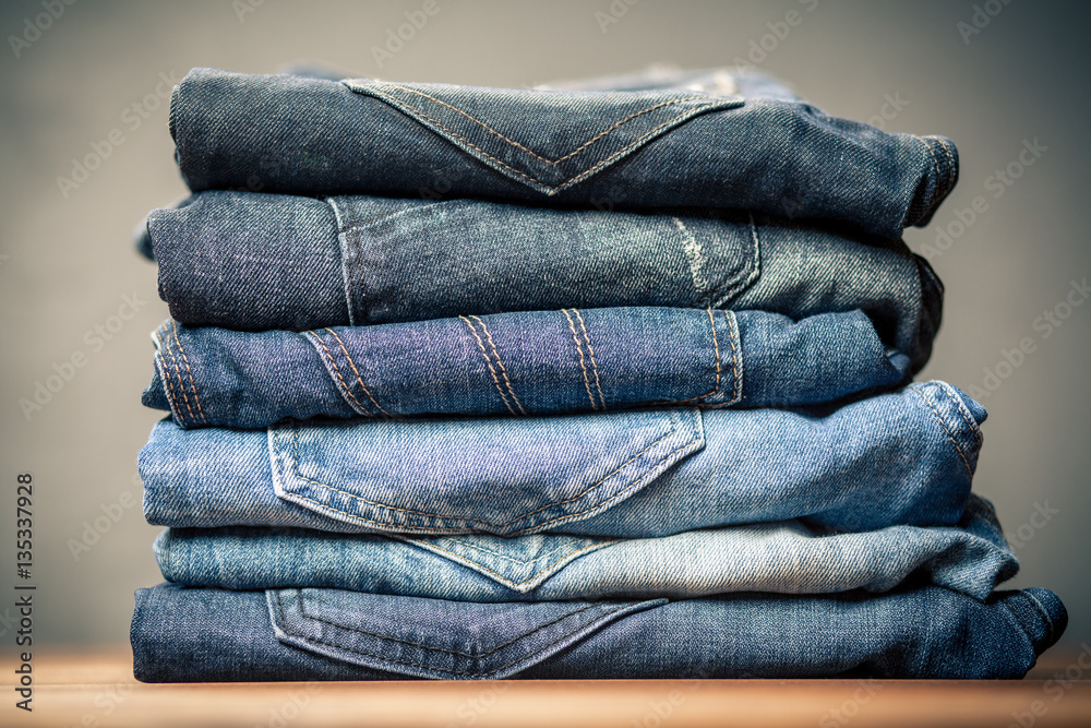 Pile of jeans Pile of jeans